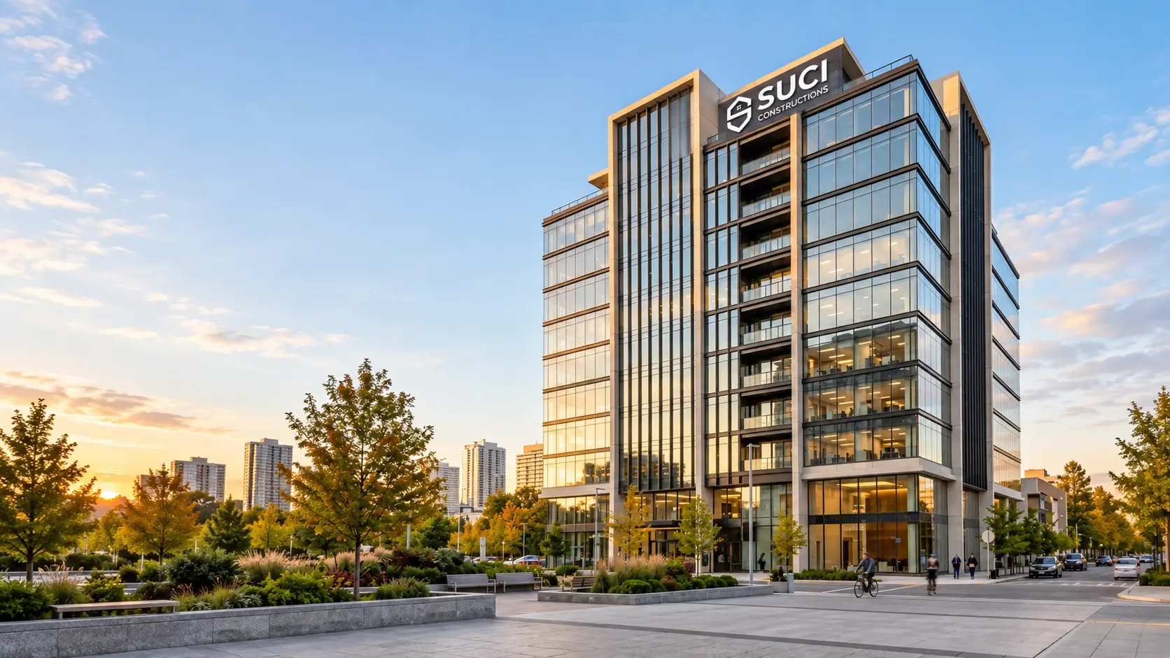 Completed SUCI Constructions building in Hyderabad